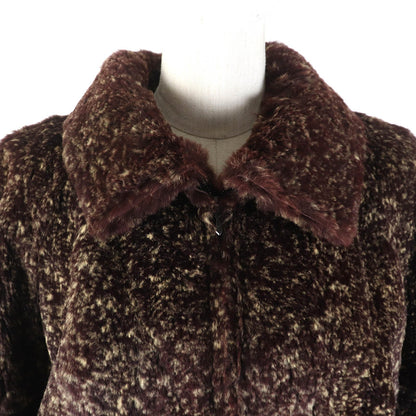 CHANEL Jacket P26806 Outer: 100% Lapin; Lining: 100% Silk Dark brown type Women 44