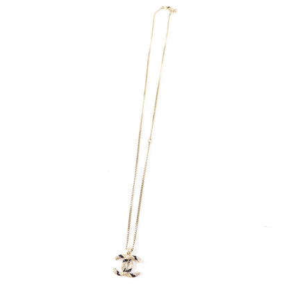 CHANEL Necklace A21C Metal.Faux pearl.Rhinestone Gold black Women