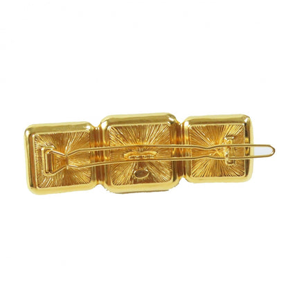 CHANEL Valletta B20K Plastic.Metal.Glass pearl Black gold Women