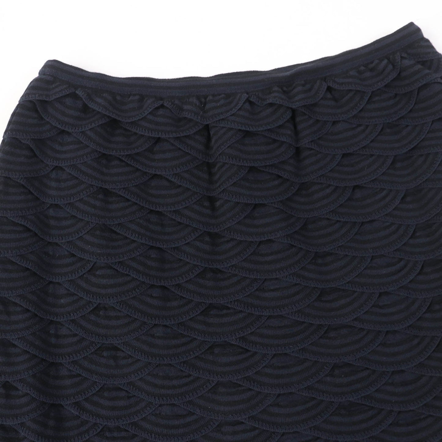 CHANEL Tight Skirt P41318K03035 Main: 43% rayon, 41% cotton, 16% nylon Black navy Women 38