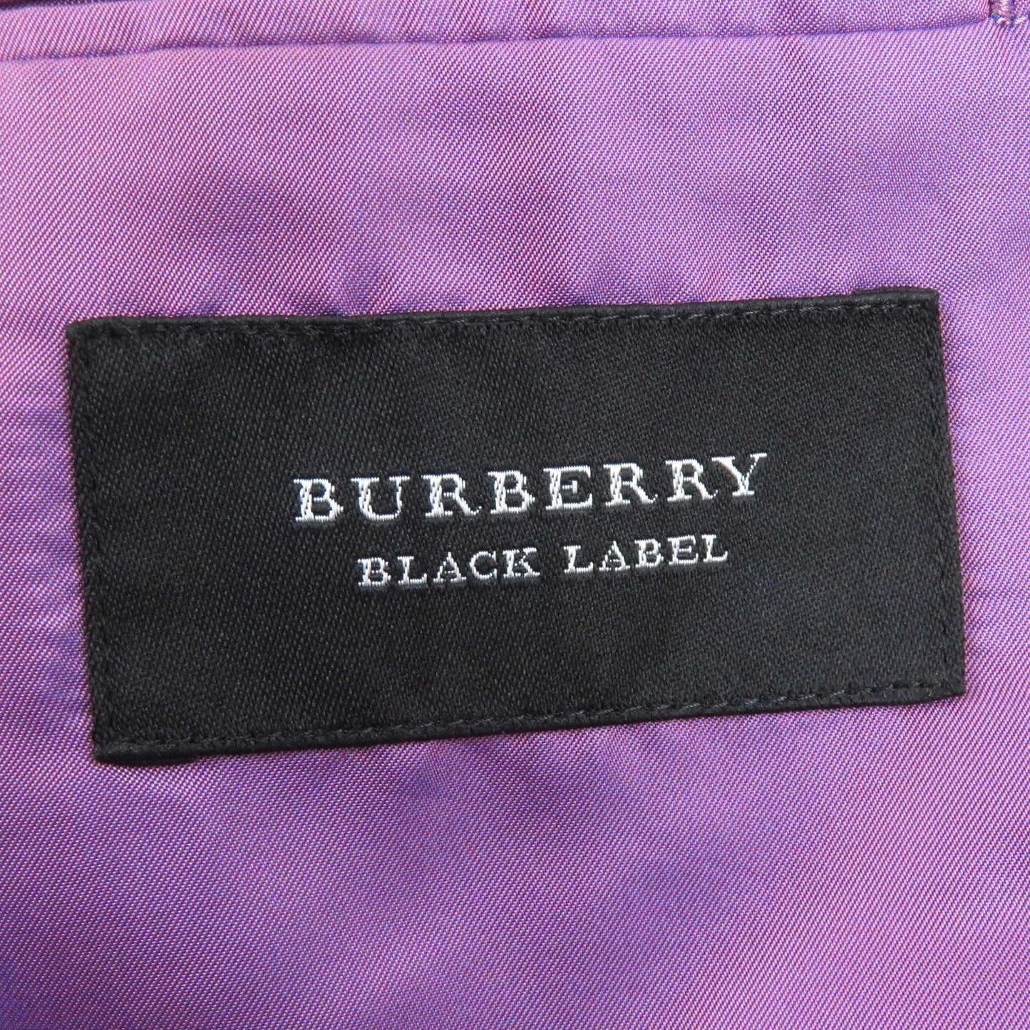 BURBERRY BLACK LABEL suit Outer material: 100% wool, Lining: Cupra, Lining: Polyester, Part: Cupra, (Outer material Super 110S used) Dark Gray Purple mens 165 36R