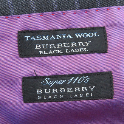 BURBERRY BLACK LABEL suit Outer material: 100% wool, Lining: Cupra, Lining: Polyester, Part: Cupra, (Outer material Super 110S used) Dark Gray Purple mens 165 36R