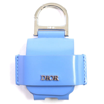 Dior HOMME key ring Main: Leather Light Blue Silver mens