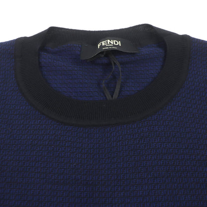 FENDI knit FZY078 Main: 100% wool Navy mens 52