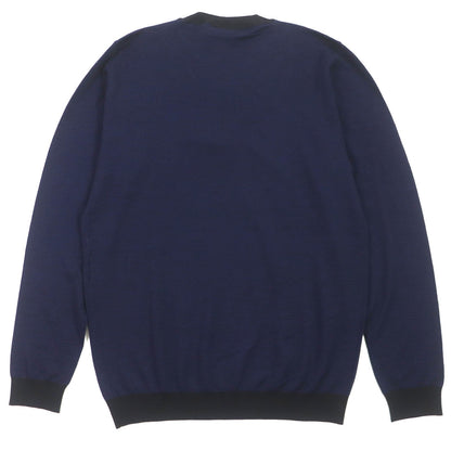 FENDI knit FZY078 Main: 100% wool Navy mens 52