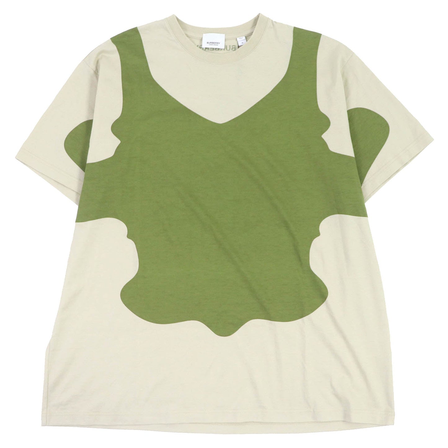 BURBERRY Short sleeve T-shirt 8052169 Main: 100% cotton, some parts: 98% cotton, some parts: 2% elastane Khaki type mens M