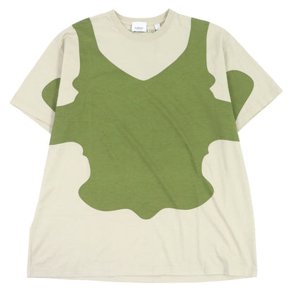 BURBERRY Short sleeve T-shirt 8052169 Main: 100% cotton, some parts: 98% cotton, some parts: 2% elastane Khaki type mens L