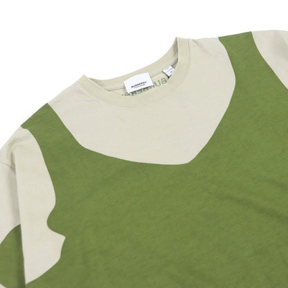 BURBERRY Short sleeve T-shirt 8052169 Main: 100% cotton, some parts: 98% cotton, some parts: 2% elastane Khaki type mens L