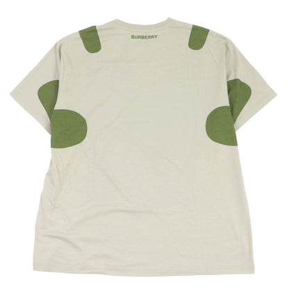 BURBERRY Short sleeve T-shirt 8052169 Main: 100% cotton, some parts: 98% cotton, some parts: 2% elastane Khaki type mens L