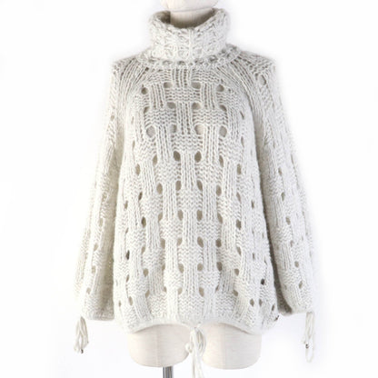CHANEL knit P70959K10142 Main: 50% alpaca, Main: 47% polyamide, Main: 3% wool Ivory Women 34
