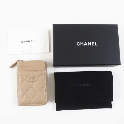 CHANEL Coin case AP1650 Main: Caviar skin beige Timeless classic Women