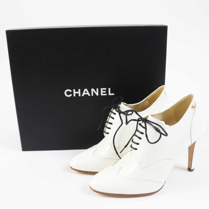 CHANEL Booties 17A G33057 Main: Patent leather white Women 36