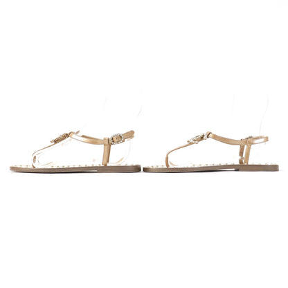 CHANEL Sandals 17P G32551 Main: Calf leather beige Women 35