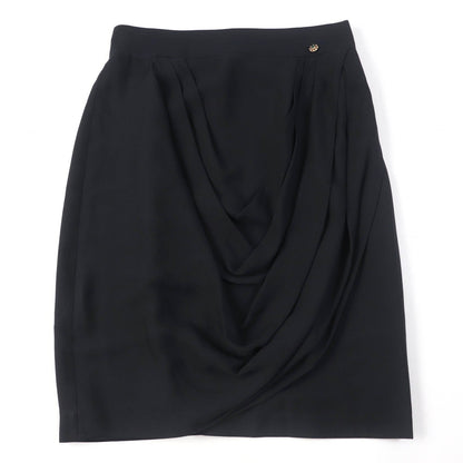 CHANEL Tight Skirt P43905V31200 Main: 100% silk, Lining: 100% silk black Women 40