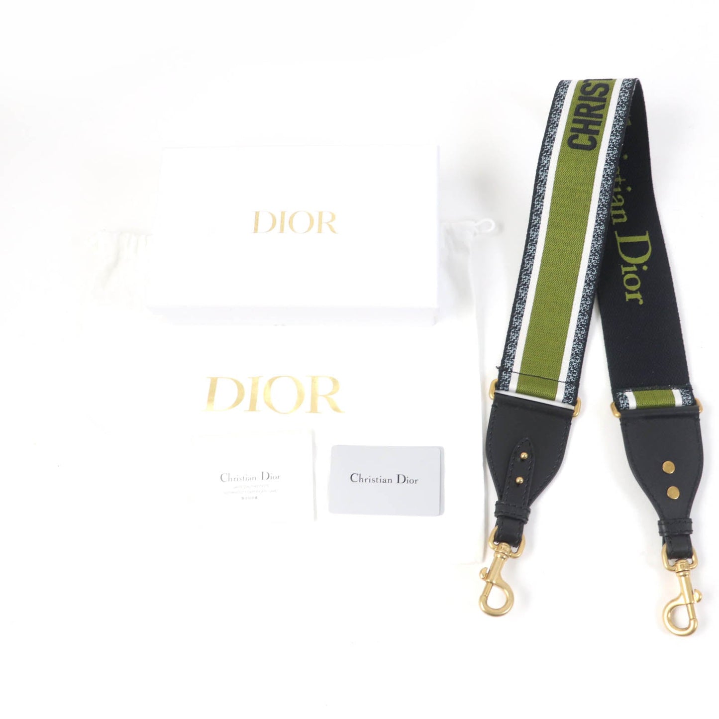 Christian Dior Shoulder strap Main: Canvas, Part: Leather multicolor Women