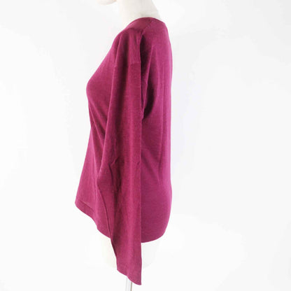 CHANEL knit 12A P44155 Main: 100% alpaca Dark pink Women 36