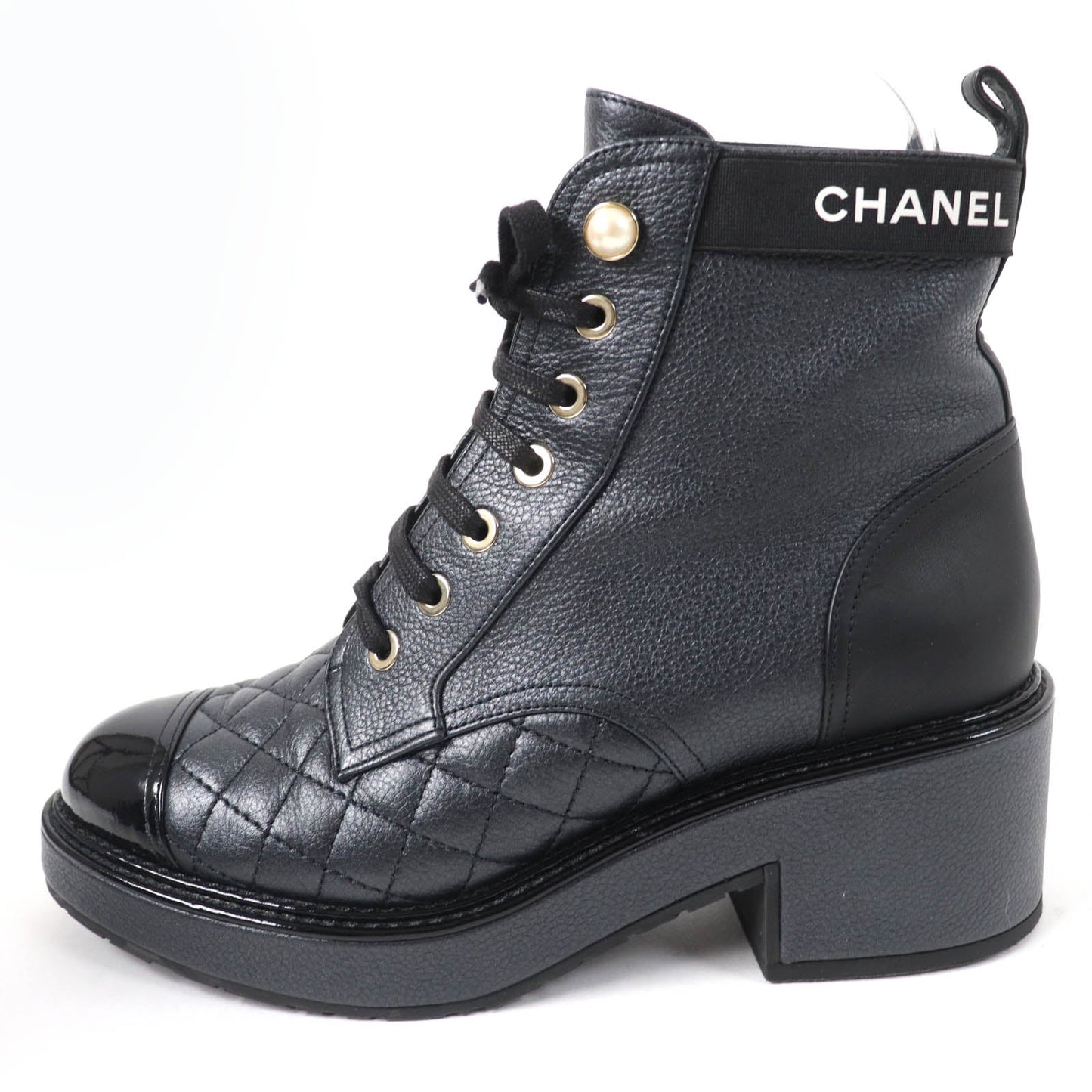 CHANEL Ankle boots G38514 Main: Leather black Women 37
