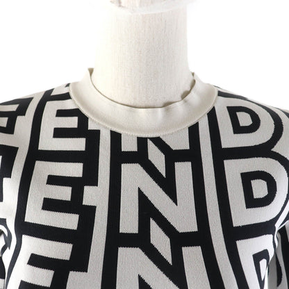FENDI one piece FZD917 Main: 51% nylon, 32% rayon, 15% polyester, 2% polyurethane White black Women 36