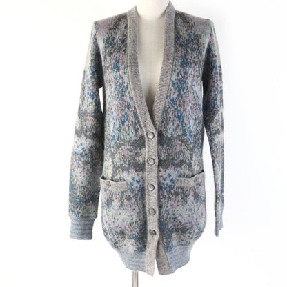 CHANEL cardigan P50012K06384 Main: 57% mohair, Main: 26% nylon, Main: 17% wool Gray type Multicolor Women 34