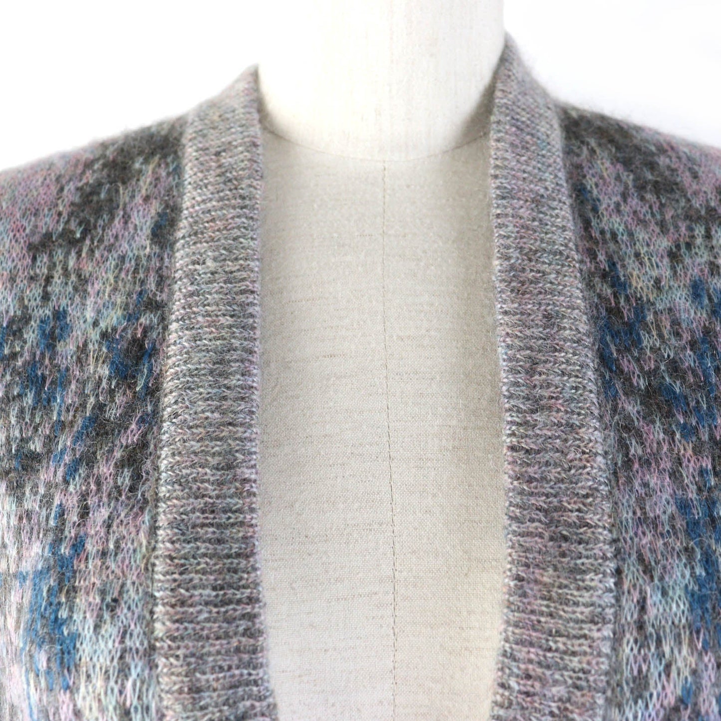 CHANEL cardigan P50012K06384 Main: 57% mohair, Main: 26% nylon, Main: 17% wool Gray type Multicolor Women 34