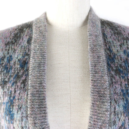 CHANEL cardigan P50012K06384 Main: 57% mohair, Main: 26% nylon, Main: 17% wool Gray type Multicolor Women 34