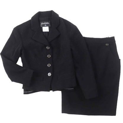 CHANEL setup Ã¯Â¼Â°42616/Ã¯Â¼Â°42872 wool black 36/34
