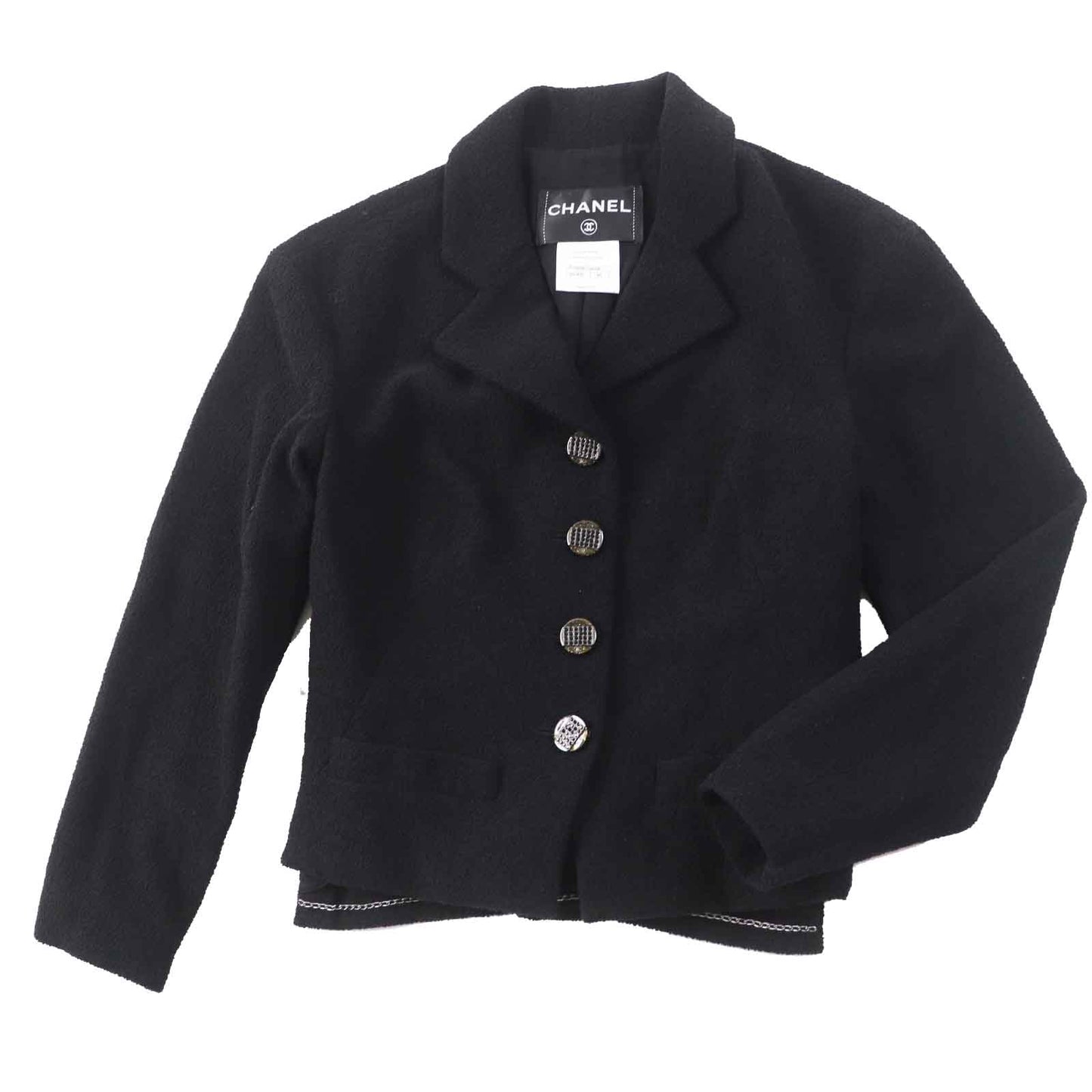 CHANEL setup Ã¯Â¼Â°42616/Ã¯Â¼Â°42872 wool black 36/34