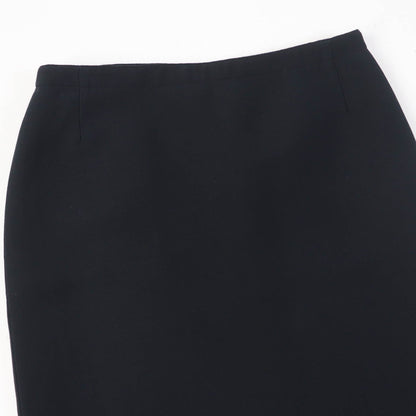 Christian Dior Wrap skirt 011J12A1166 wool black 40