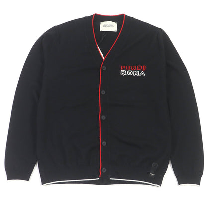 FENDI cardigan FZC491 Main: 100% wool black mens 48