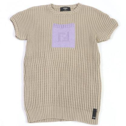 FENDI sweater FZX016 Main: 85% cotton, Main: 15% cashmere beige mens 48
