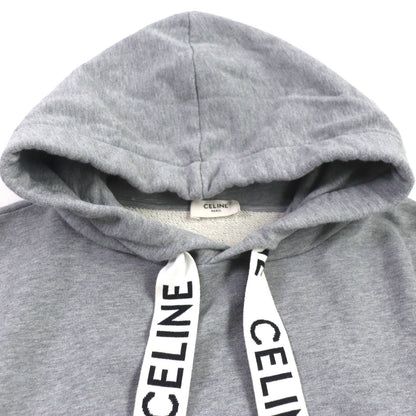 CELINE Hoodie 2Y468670Q Main: 100% cotton, part: 96% cotton, part: 4% polyurethane gray mens M