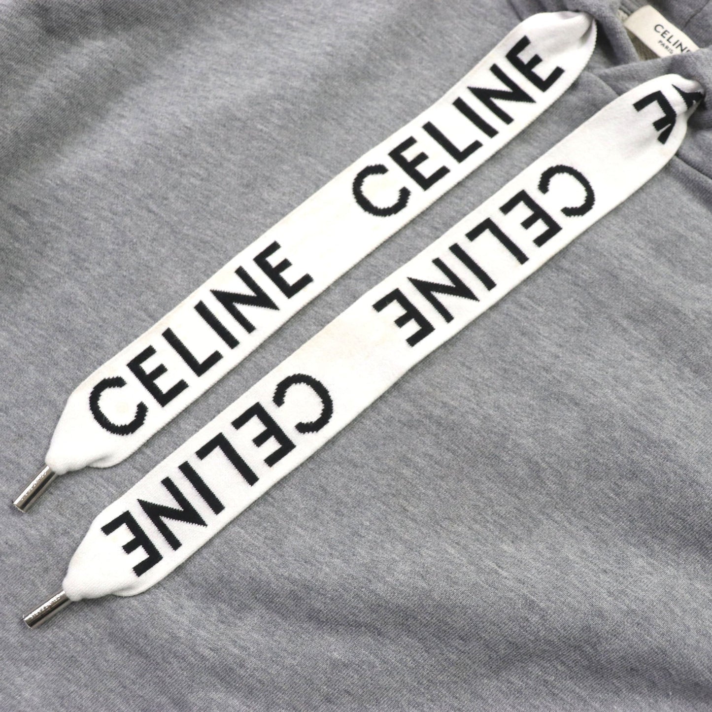 CELINE Hoodie 2Y468670Q Main: 100% cotton, part: 96% cotton, part: 4% polyurethane gray mens M