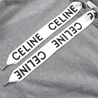 CELINE Hoodie 2Y468670Q Main: 100% cotton, part: 96% cotton, part: 4% polyurethane gray mens M