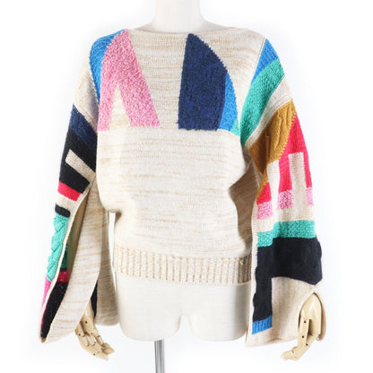 CHANEL knit 19A P61696 Main: 67% cashmere, Main: 17% polyester, Main: 6% silk, Main: 5% mohair, Main: 3% polyamide Multi Women 36