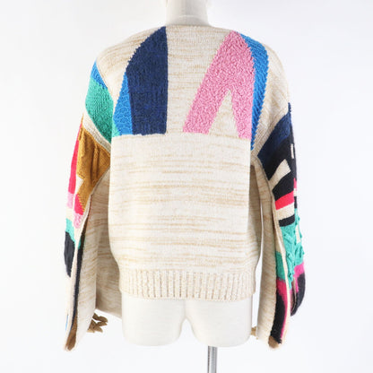CHANEL knit 19A P61696 Main: 67% cashmere, Main: 17% polyester, Main: 6% silk, Main: 5% mohair, Main: 3% polyamide Multi Women 36