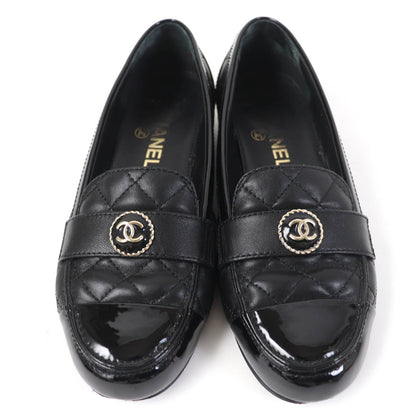CHANEL Ballet shoes 23B G45122 Main: Leather, Main: Patent leather black Women 36 1/2C