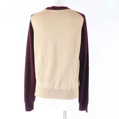 CELINE knit Main: 63% cashmere, Main: 37% wool Bordeaux Pink Phoebe Philo Women M