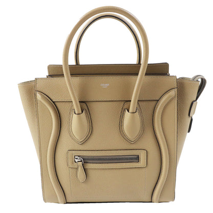CELINE Handbag 18979 Main: Calfskin Dune Luggage micro shopper Women