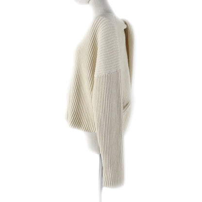 CELINE knit 2 3BX8/6806 Main: 70% wool, Main: 30% cashmere off white Women XS