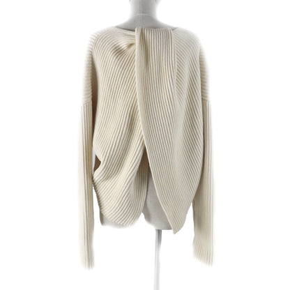 CELINE knit 2 3BX8/6806 Main: 70% wool, Main: 30% cashmere off white Women XS