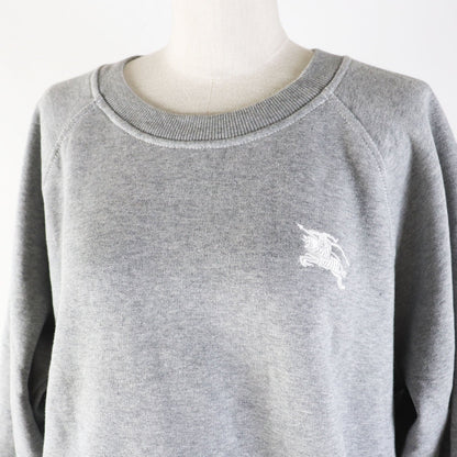 BURBERRY sweat 8035615 Main: 80% cotton, Main: 20% polyester, Part: 98% cotton, Part: 2% polyurethane gray Women XL