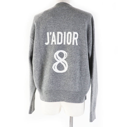 Christian Dior knit 924S55AM009 Main: 97% cashmere, Main: 2% nylon, Main: 1% polyurethane gray JA DIOR 8 Women 42