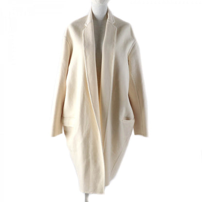 CELINE coat 2 8H13/6700 Main: 100% cashmere Ivory Women 40