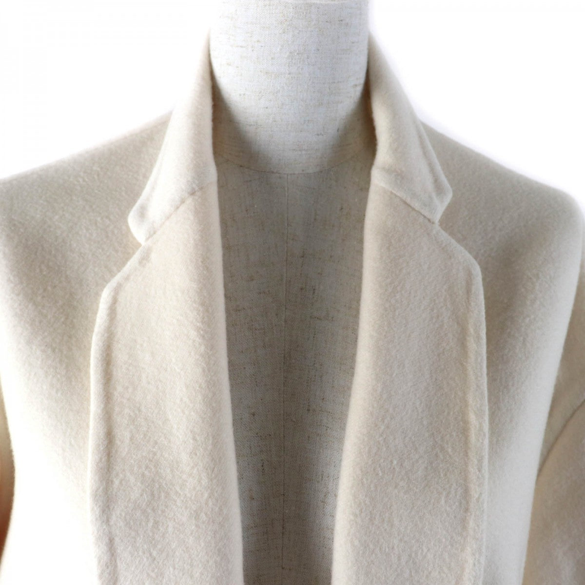 CELINE coat 2 8H13/6700 Main: 100% cashmere Ivory Women 40