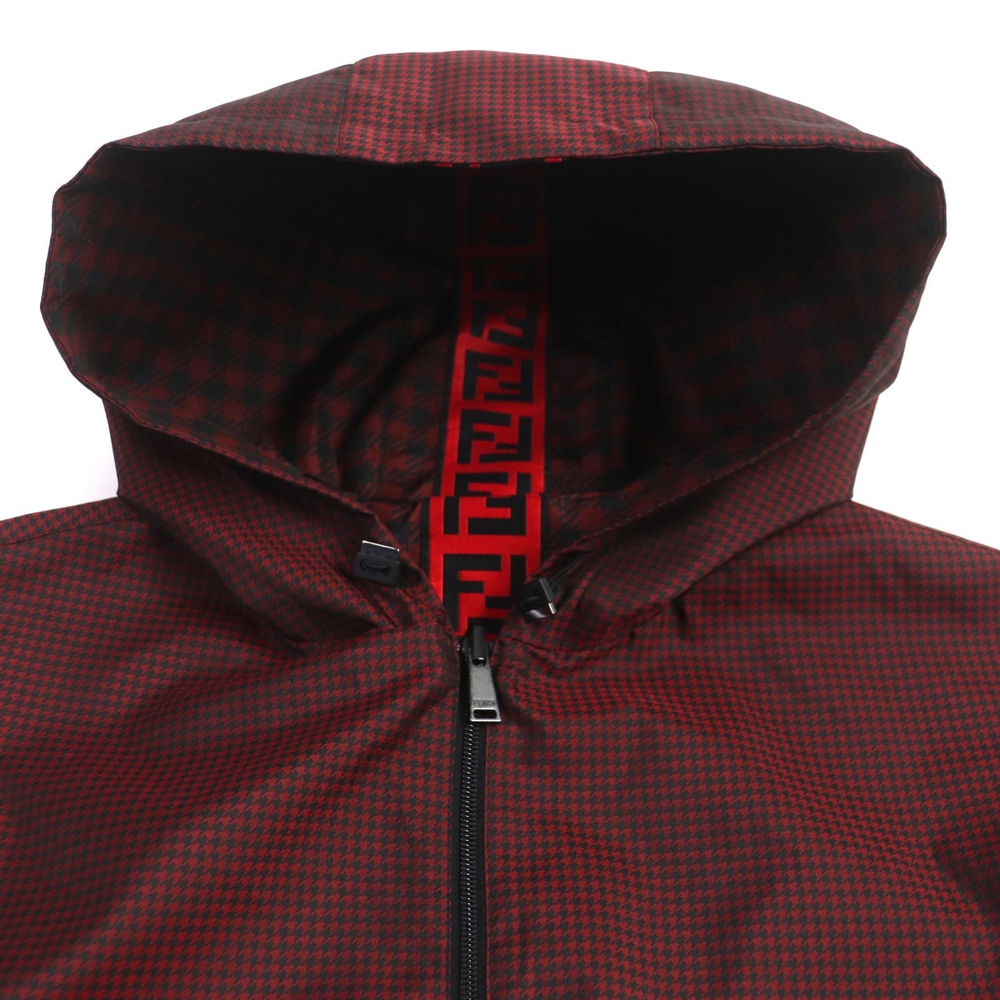 FENDI coat FAA864 Outer: 100% polyester, Lining: polyester Red black mens 48