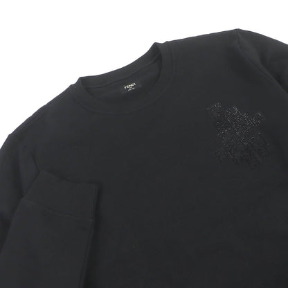FENDI sweat FY0178 Main: 100% cotton, Part: 99% cotton, Part: 1% polyurethane black mens XL