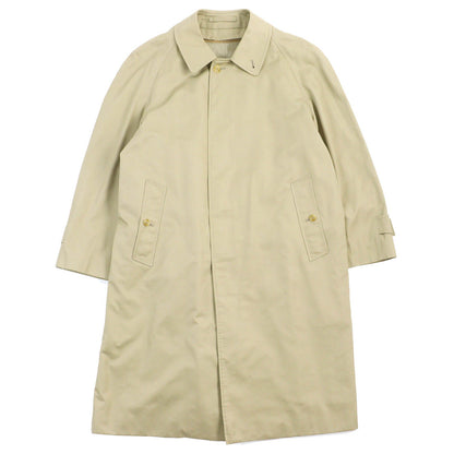 BURBERRY Stainless collar coat Outer: 51% cotton, Outer: 49% polyester, Lining: 50% polyester, Lining: 50% cotton, Liner: 100% wool beige mens 38