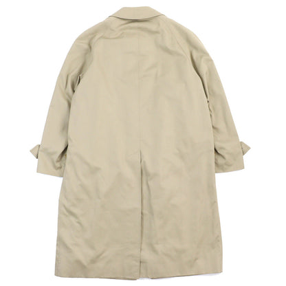 BURBERRY Stainless collar coat Outer: 51% cotton, Outer: 49% polyester, Lining: 50% polyester, Lining: 50% cotton, Liner: 100% wool beige mens 38