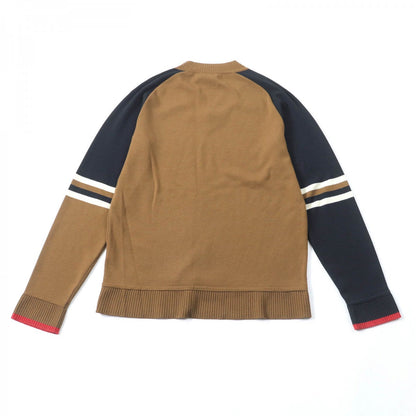 CHANEL knit 07A P31881 Main: 100% wool Brown black mens 50
