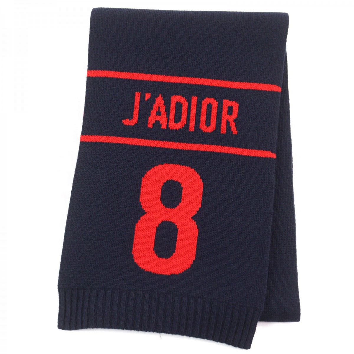 Christian Dior Scarf 85NON308I001 Main: 70% wool, Main: 30% cashmere Navy red mens
